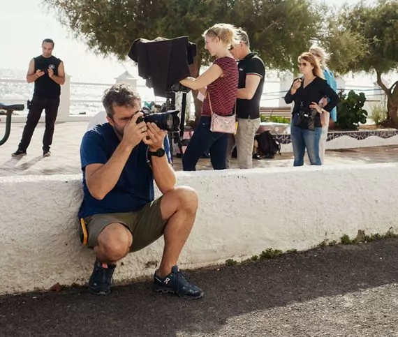 Making Of beim fotografieren 