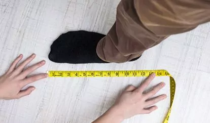 Fußablage - Fußstütze groß Bi-Go für Füße mit Schuhgröße 43 +
